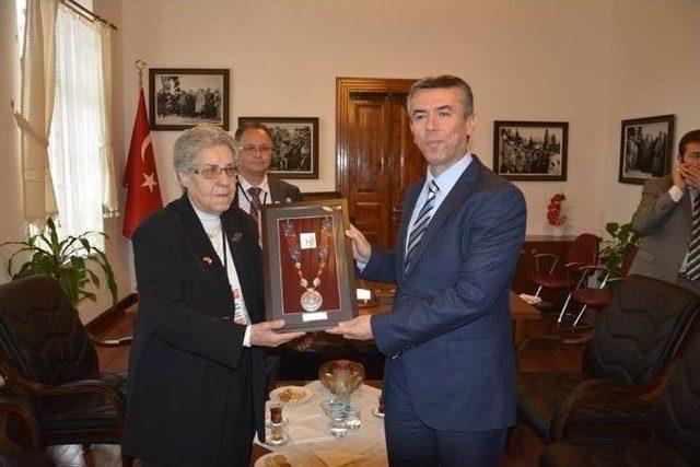 Filistin Kardeş Okul Projesi Ekibinden Kaymakam Sırmalı’ya Ziyaret