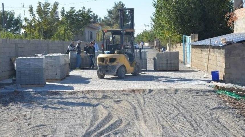 Bağlar Mahallesinde Kilitli Parke Taşı D&ouml;şeme &Ccedil;alışmaları Başladı