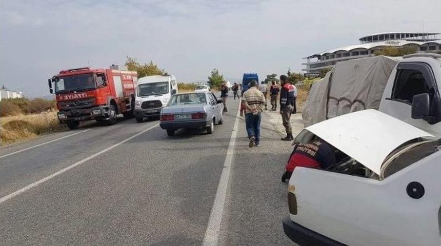 Kuşadası&rsquo;nda Trafik Kazası; 1 Yaralı