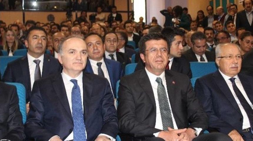 Bakan Zeybekci Ve &Ouml;zl&uuml;, Denizli&rsquo;de Ar-ge Tanıtım Toplantısına Katıldı