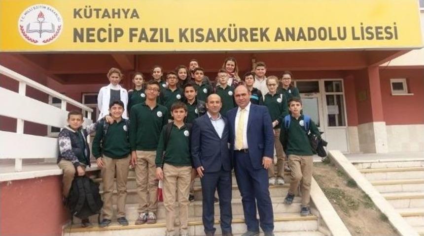 K&ouml;y Ortaokulu &Ouml;ğrencileri K&uuml;tahya&rsquo;daki Liseleri Gezdi