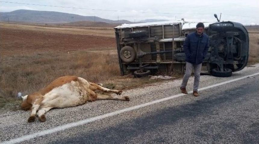 Kelkit&rsquo;te Trafik Kazası: 2 Yaralı