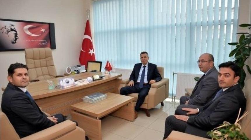 Vali Elban&rsquo;dan Kamu Hastaneleri Birliği Genel Sekreterliği&rsquo;ne Ziyaret