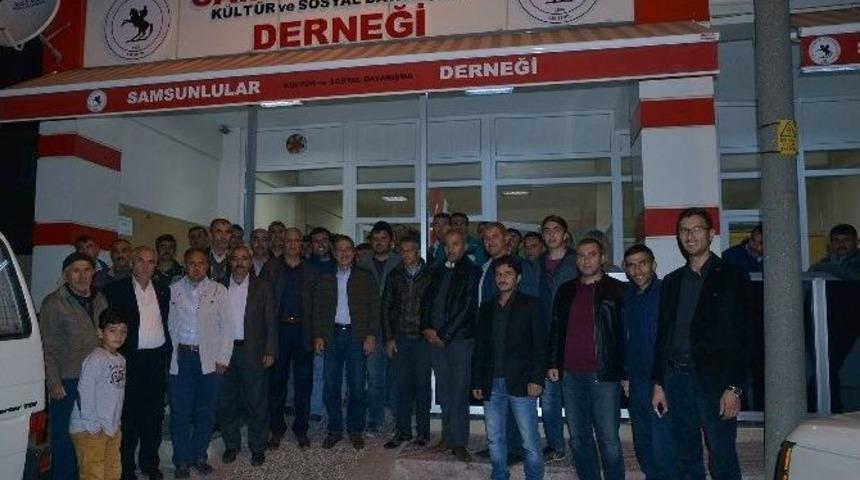 Başkan Ata&ccedil;&rsquo;dan Samsunlular Derneği&rsquo;ne Ziyaret