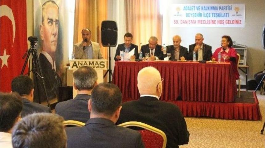Beyşehir&rsquo;de Ak Parti 59. Danışma Meclisi Toplantısı Yapıldı