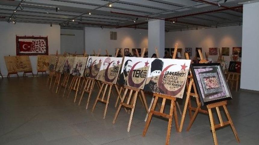 Antalya&rsquo;da 15 Temmuz Demokrasi Şehitleri Sergisi A&ccedil;ıldı