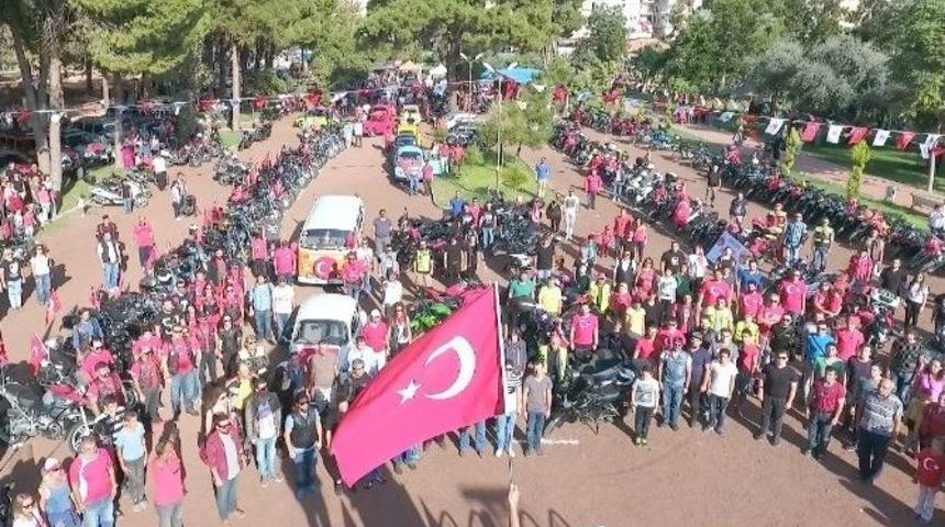 Motosiklet&ccedil;iler Kepez&rsquo;de Buluştu