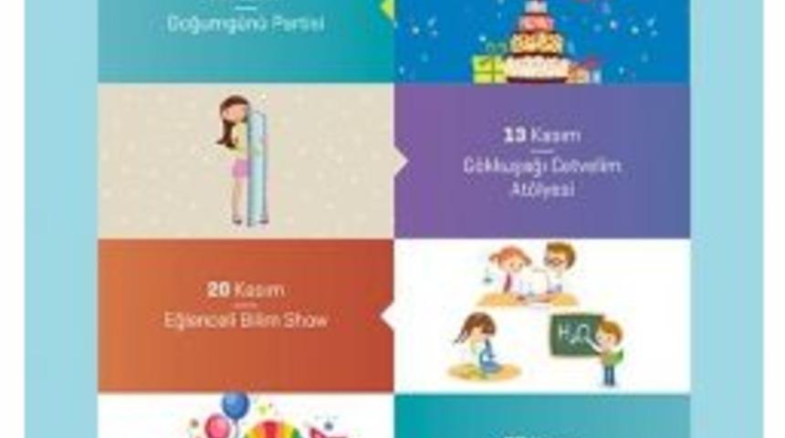 Minikler Kasım Ayında Da Hem Eğlenecek Hem G&uuml;lecek