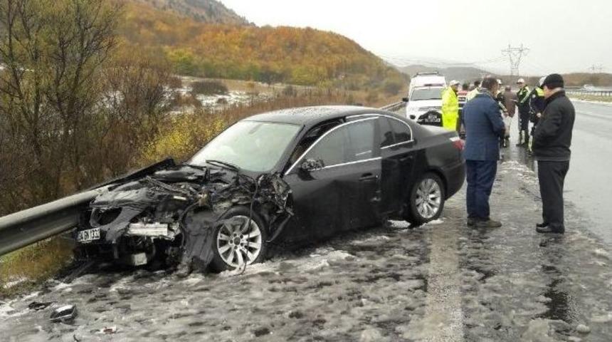 Bolu&rsquo;da Zincirleme Trafik Kazası: 10 Yaralı