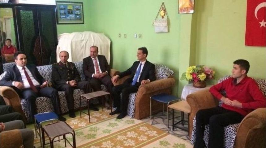 Kaymakam 15 Temmuz Gazisini Ziyaret Etti