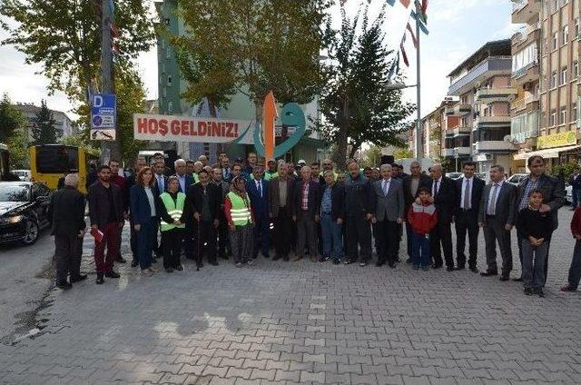 Yeşilyurt Belediyesi Tarafından Yaptırılan ‘elif-vav’ Kaidesinin Açılışı Yapıldı