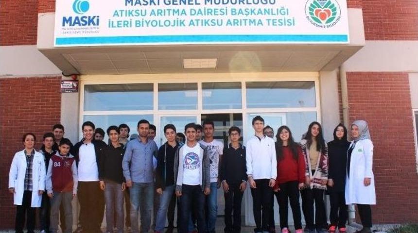 &Ouml;ğrenciler Atık Su Arıtma Tesisini Gezdi