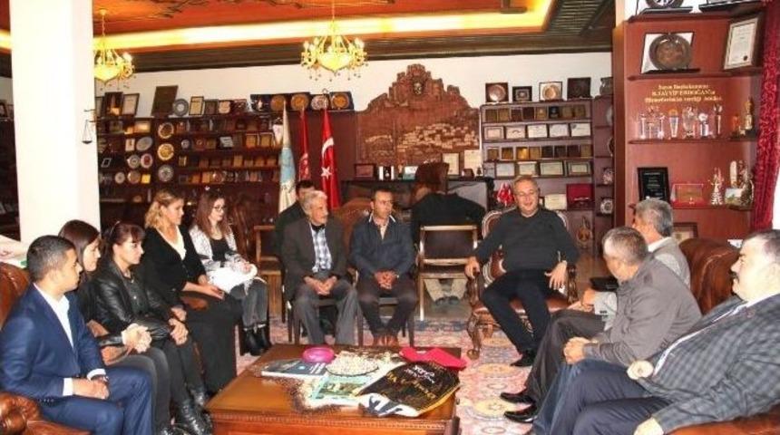 Hacıbektaş Ak Parti Heyetinden &Uuml;nver&rsquo;e Teşekk&uuml;r Ziyareti