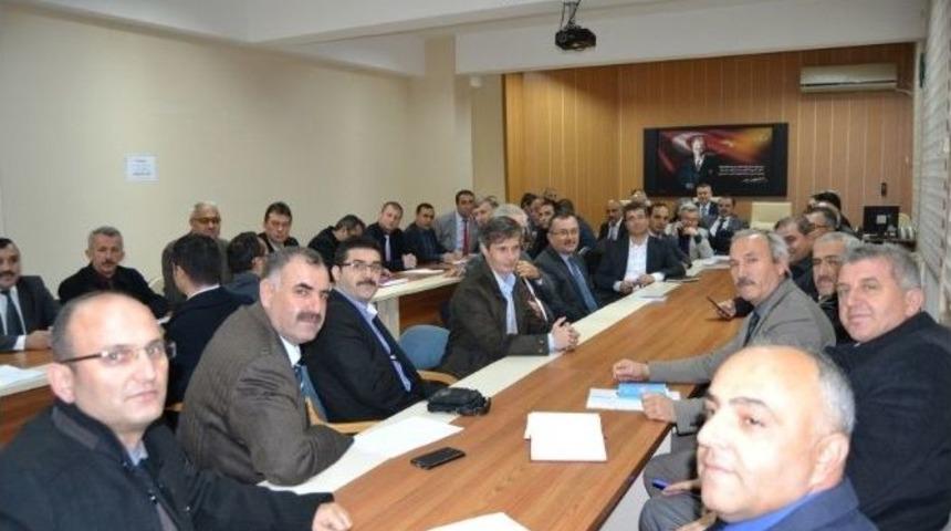 Başarıya Bir Adım Projesi Aylık Değerlendirme Toplantısı Yapıldı