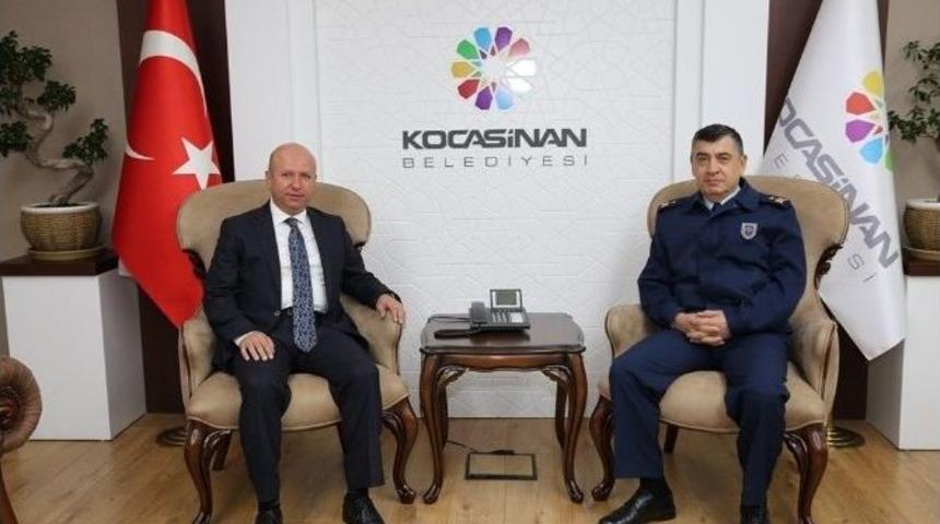 Tuğgeneral Teke&rsquo;den Kocasinan Belediye Başkanı &Ccedil;olakbayrakdar&rsquo;a Ziyaret