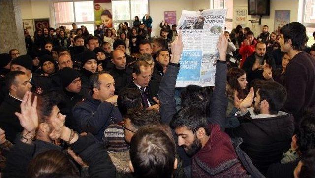 Eskişehir’de “cumhuriyet Gazetesi” Gerginliği