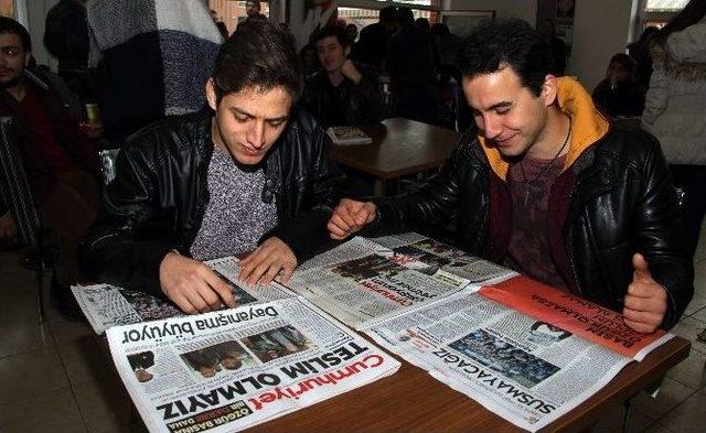 Eskişehir’de “cumhuriyet Gazetesi” Gerginliği