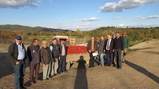 Chp Milletvekili Öz, Biber Üreticileriyle Görüştü