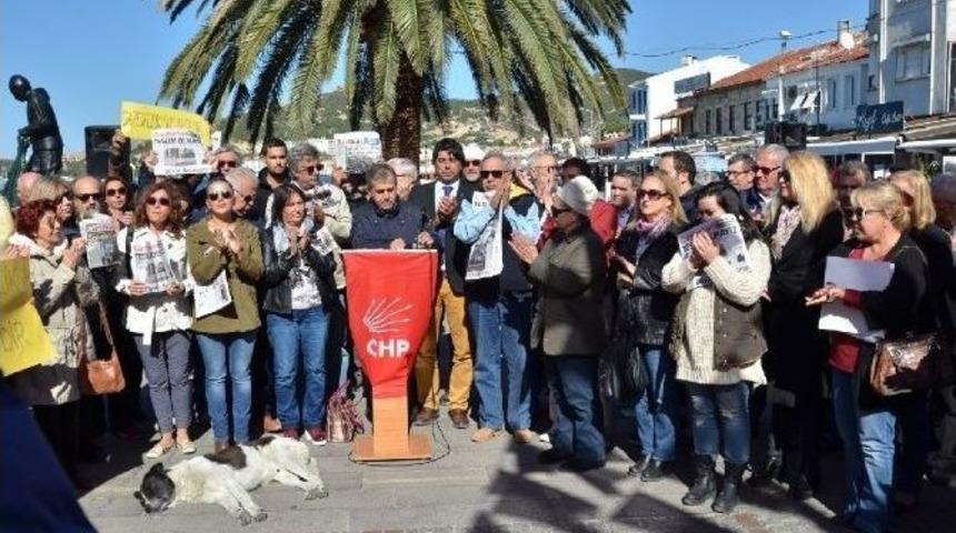 Chp Fo&ccedil;a&rsquo;dan &rsquo;cumhuriyet Gazetesi&rsquo; A&ccedil;ıklaması