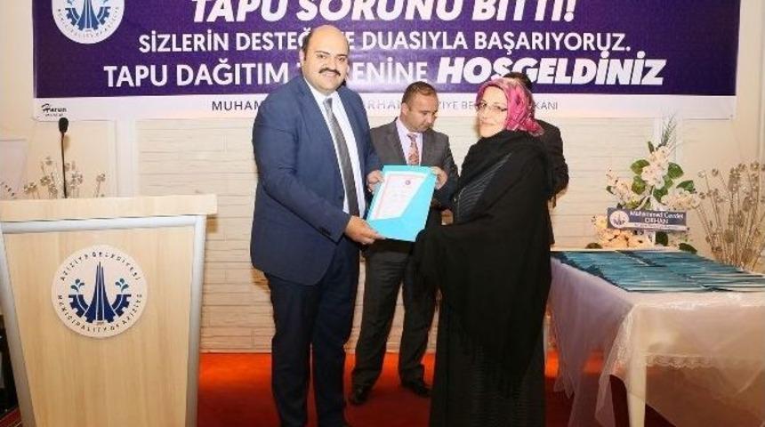 Aziziye&rsquo;de 30 Yıllık Tapu Sorunu &Ccedil;&ouml;z&uuml;ld&uuml;
