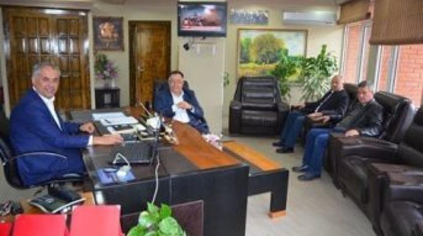 Başkan Yaman&rsquo;a Ziyaretler
