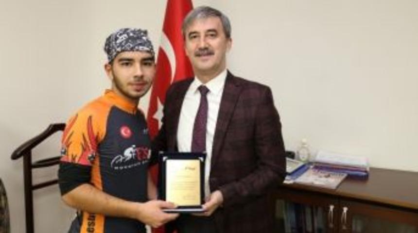 Gen&ccedil; Sporcudan Başkan Şirin&rsquo;e Teşekk&uuml;r