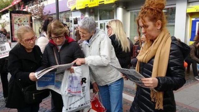 Edirne’De Chp'li Gençlerden Cumhuriyet Gazetesi Protestosu