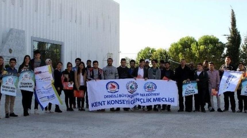 Denizli B&uuml;y&uuml;kşehir Gen&ccedil;lik Meclisi İl&ccedil;eleri Gezdi