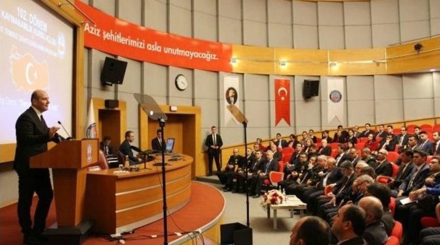 Bakan Soylu, Kaymakamlık Kursunun A&ccedil;ılış Dersini Verdi