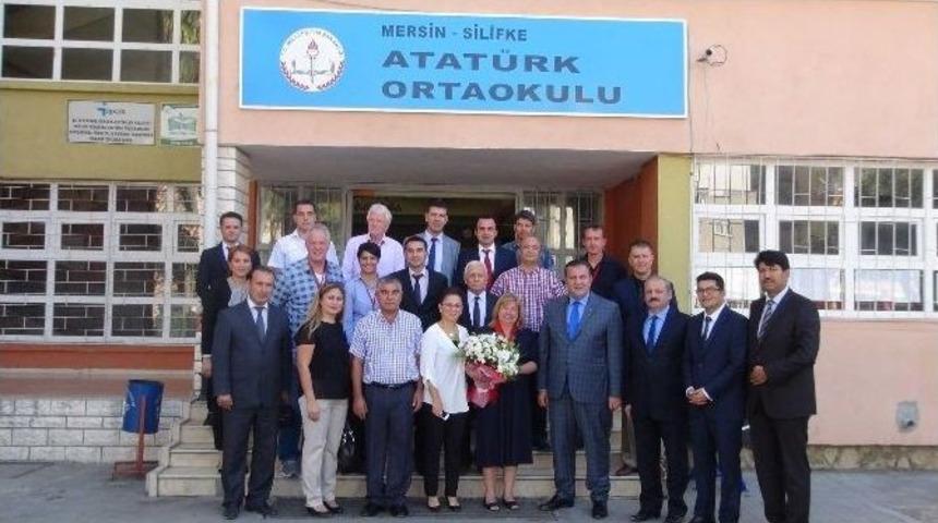 Silifke&rsquo;de Alman Kardeş Okula Fatih Projesi Tanıtıldı