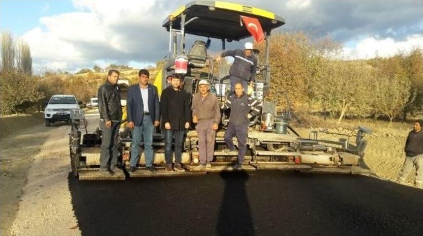 Pazarlar&rsquo;da Sıcak Asfalt &Ccedil;alışmaları