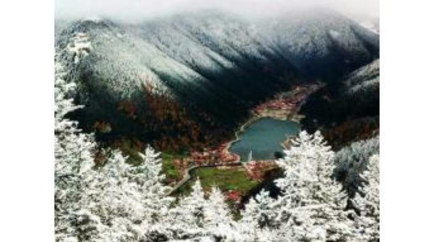 Uzung&ouml;l&rsquo;&uuml;n Yama&ccedil;ları Karla S&uuml;slendi