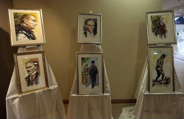 Muhteşem Atatürk Resimleri Büyükçekmece’de Sergileniyor