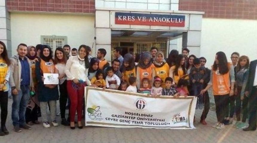 Ga&uuml;n Anaokulu &Ouml;ğrencilerinden &ldquo;yaşıyorum Yaşatıyorum&rdquo; Projesine Destek