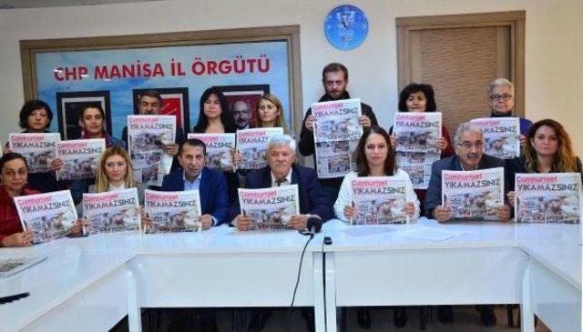 Chp Manisa'dan 'cumhuriyet'e Operasyona Tepki