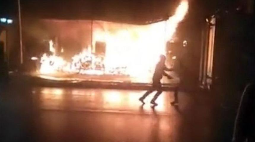 Aile İ&ccedil;i Kavga Yangınla Son Buldu