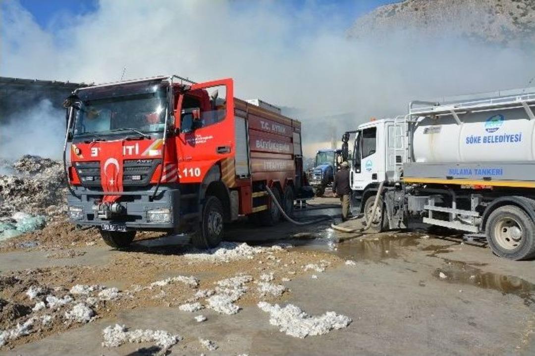 S&ouml;ke&rsquo;de &Ccedil;ır&ccedil;ır Fabrikasında Yangın