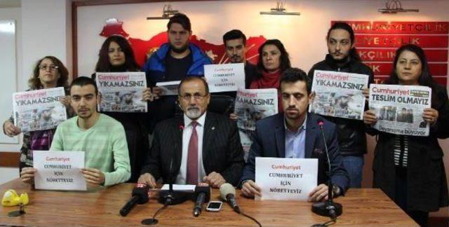 Sivas ta Chp den Cumhuriyet Gazetesi Operasyonu Tepkisi 1