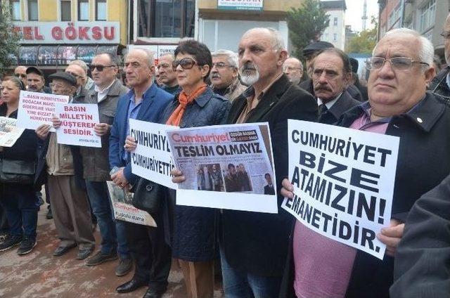 Cumhuriyet Gazetesine Yapılan Operasyona Tepkiler 1