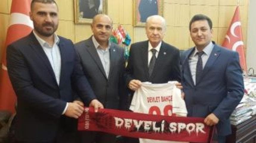 Mhp Develi İlçe Başkanı Ali Kabak, Mhp Liderini Ziyaret Etti