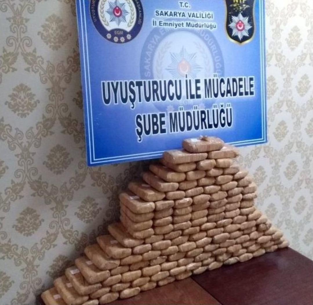 Sakarya&rsquo;da 66 Kilo Eroin Ele Ge&ccedil;irildi