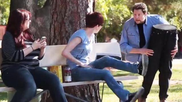 Görenler kaçacak yer aradı