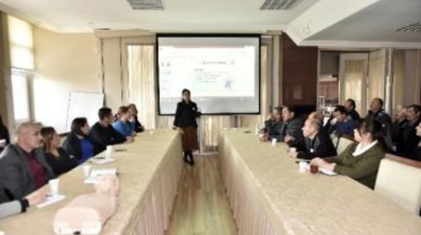 İş Sağlığı Ve G&uuml;venliği Eğitimleri Devam Ediyor