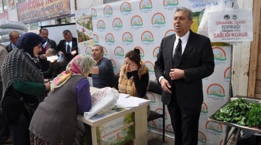 Pazar Yerine Organik Tarım Standı