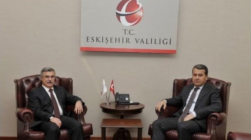 Rekabet Kurumu Başkanı Torlak, Vali &Ccedil;elik&rsquo;i Ziyaret Etti