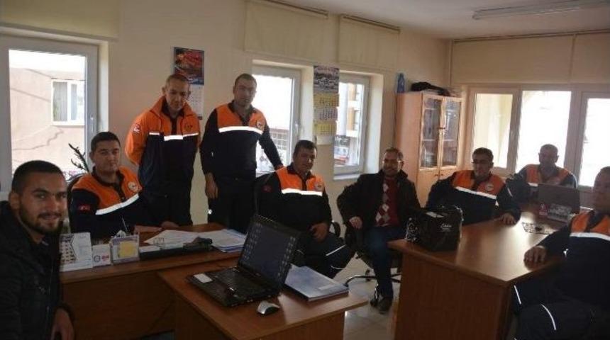 Kazada Yaralanan Kep&ccedil;e Operat&ouml;r&uuml;nden Afad&rsquo;a Teşekk&uuml;r Ziyareti