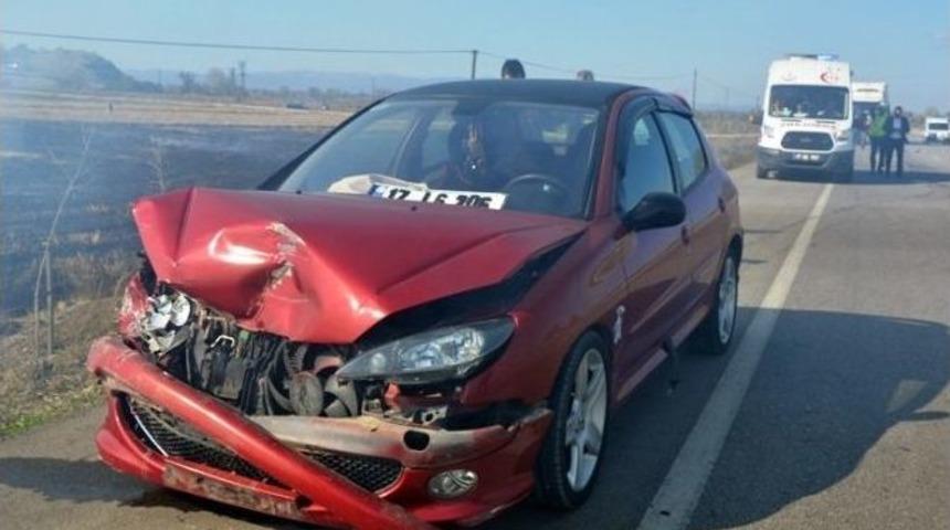 Anız Yangını Zincirleme Kazaya Sebep Oldu