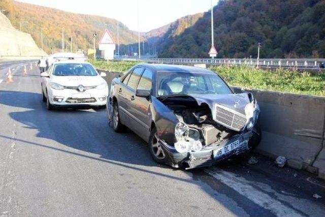 Bolu Dağı T&uuml;neli nin İstanbul Y&ouml;n&uuml; Kazalar Nedeniyle Kapatıldı 1
