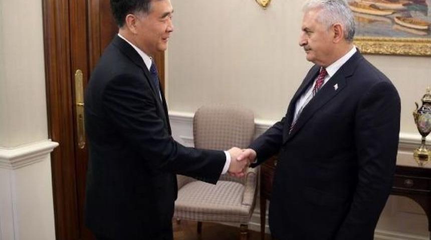 Başbakan Yıldırım, &Ccedil;in Başbakan Yardımcısı Yang'ı Kabul Etti