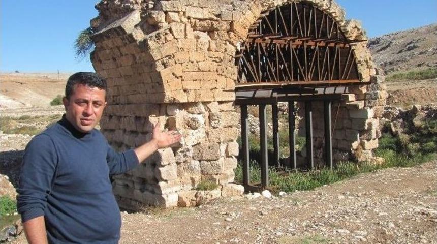 Tarihi Septimius Severus Köprüsünde Restorasyon Çalışması Başladı